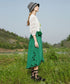 Lace Blocking Skirt